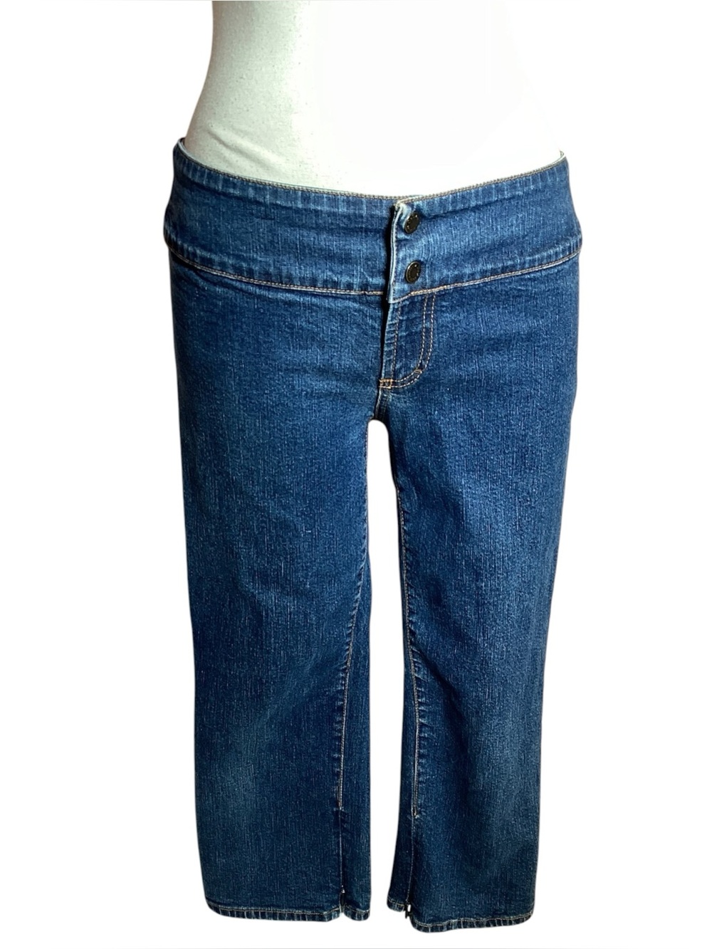 Y2K Dolce & Gabanna Low Rise Denim Capri Pants 30/44
